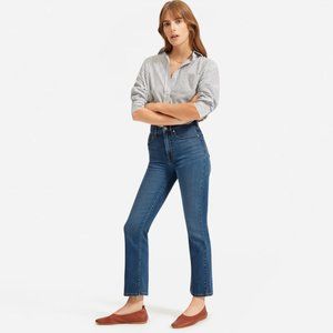 Everlane Authentic Stretch Skinny Bootcut Mid-Blue